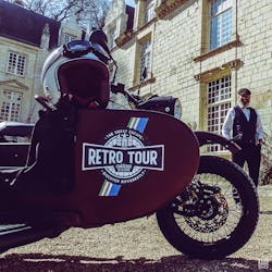 Retro Classic sidecar tour from Amboise